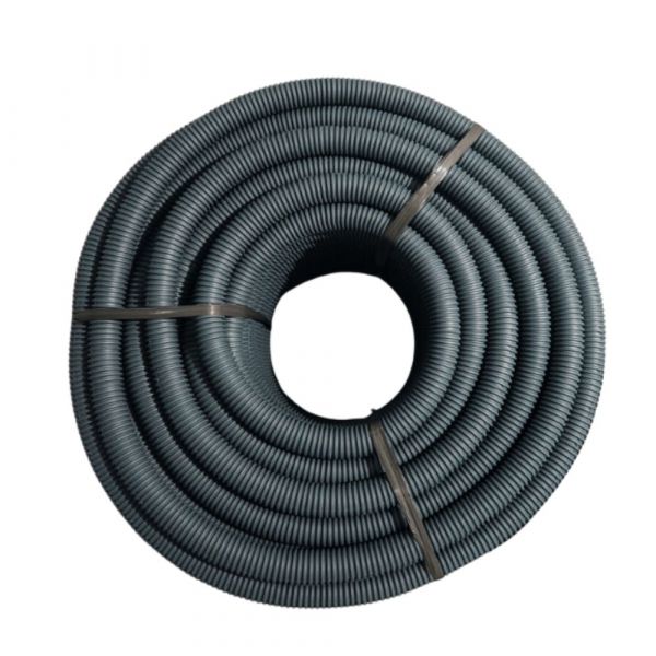 1 Metro de Tubo Pead para Drenagem Kanadren SW DN160 Cinza Kanaflex