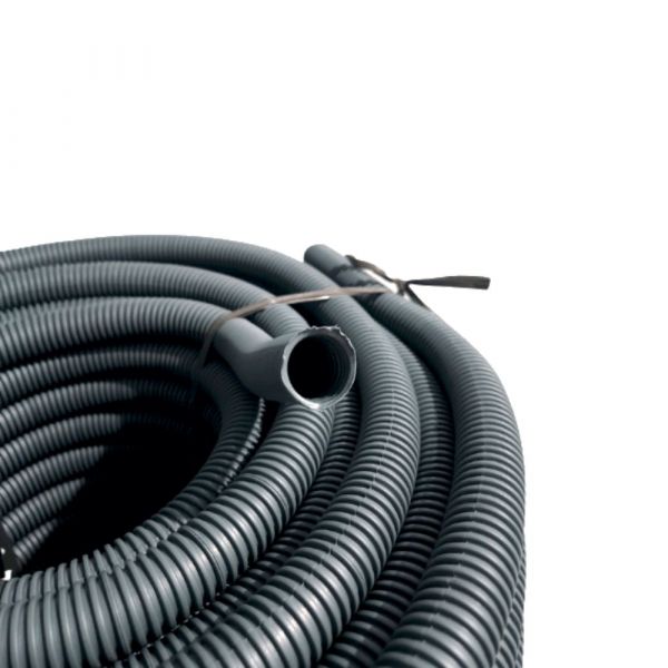 1 Metro de Tubo Pead para Drenagem Kanadren SW DN110 Cinza Kanaflex