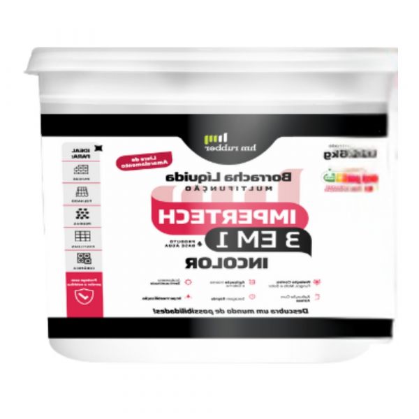 Impermeabilizante Impertech  3 em 1 Incolor 3,6Kg Hm Rubber