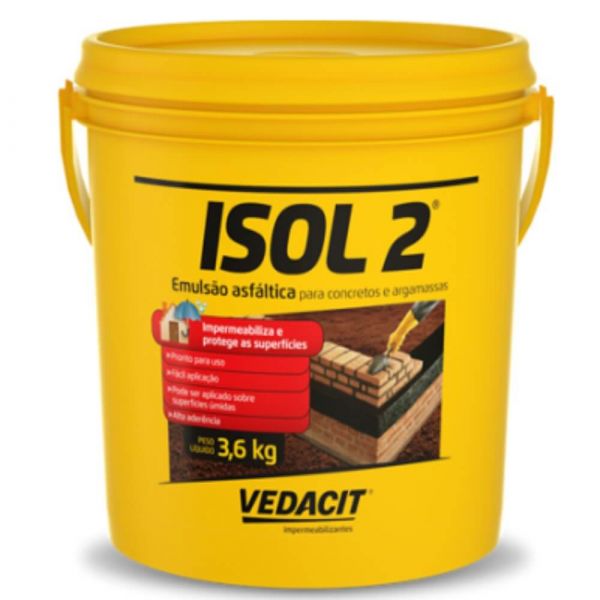 Impermeabilizante Isol 2 Galão 3,6Kg Otto