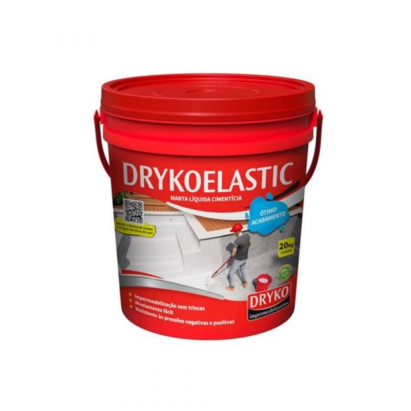 Impermeabilizante Manta Líquida Cimentícia Drykoelastic 20Kg Dryko