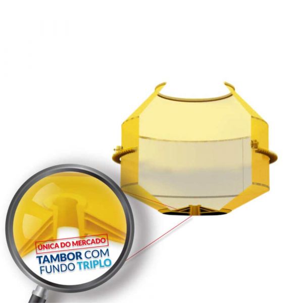 Betoneira Prime Monofásica 400 litros com Motor Menegotti