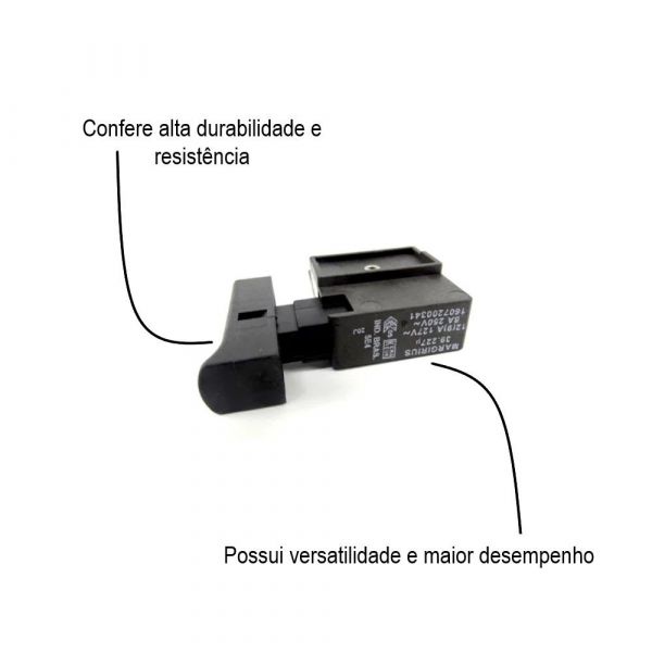 Interruptor Para Serra Mármore GDC 150 Bosch 1607200341
