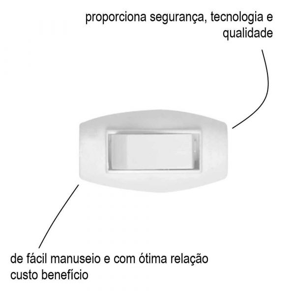 Interruptor Pêra Simples 1 Tecla 6A 250V Fame