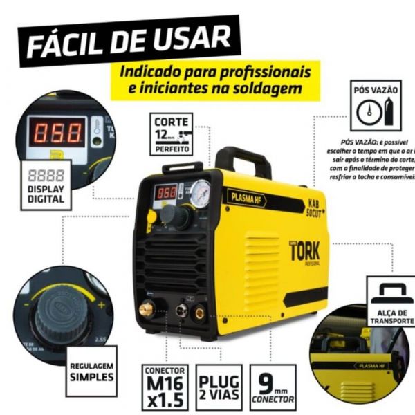 Inversor Corte Plasma 50A PL-8050 220V Tork 
