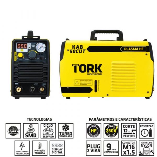 Inversor Corte Plasma 50A PL-8050 220V Tork 