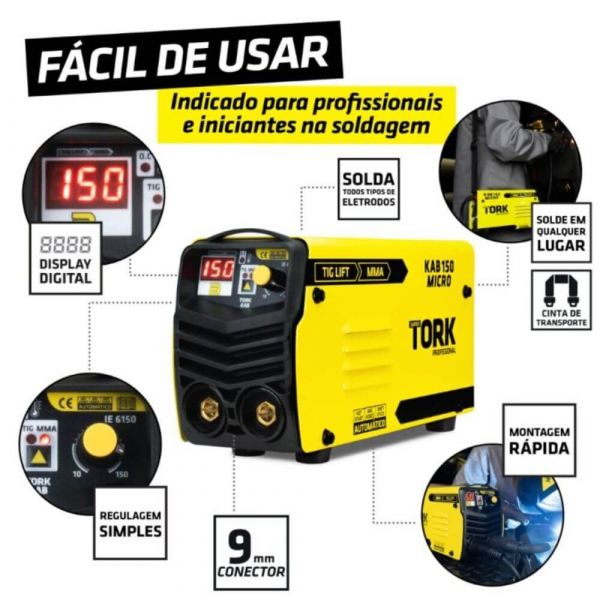 Inversora De Solda 150A 220V IE-6150 Tork