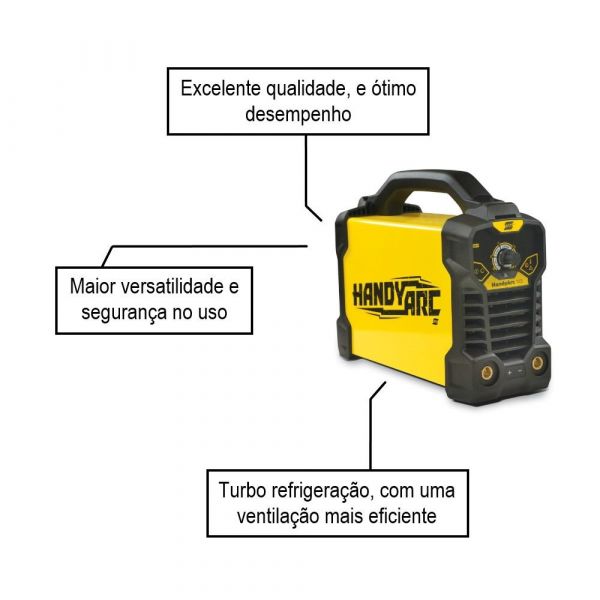 Inversora de Solda Handyarc 142i Esab