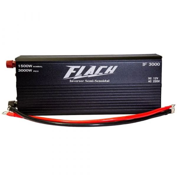 Inversora De Tensão 12/220V 1.500W Nominal IF3000  Flach