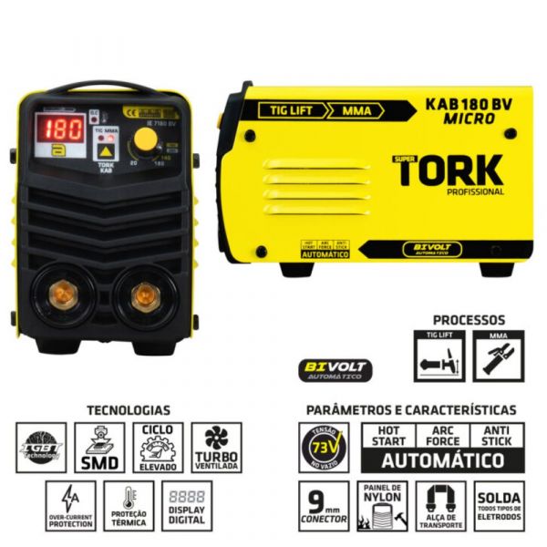 Inversora KAB 180A IE7180 Bivolt Tork