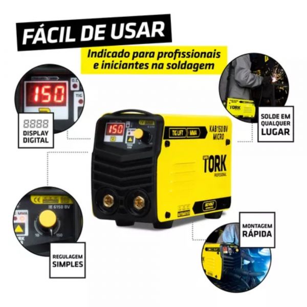 Inversora Micro KAB 150A Bivolt Tork 