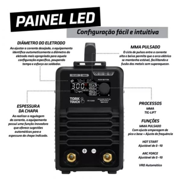 Inversora Touch 300A ITE-12300 220V Tork