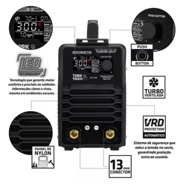 Inversora Touch 300A ITE-12300 220V Tork