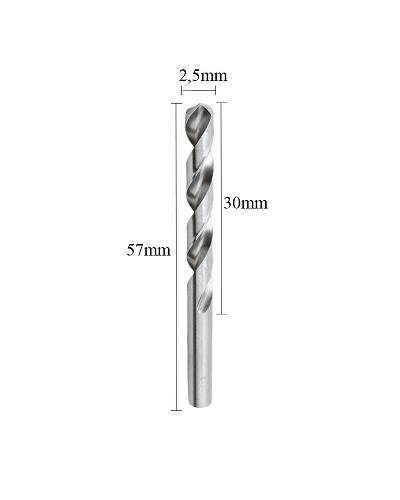 Broca Aço Rápido 2,5mm Irwin