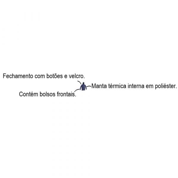 Japona Câmara Fria Azul Tam P Maicol