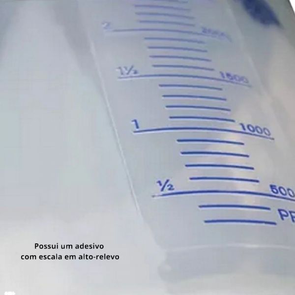 Jarra Em Polietileno Graduada 5 Litros Branca Bremen