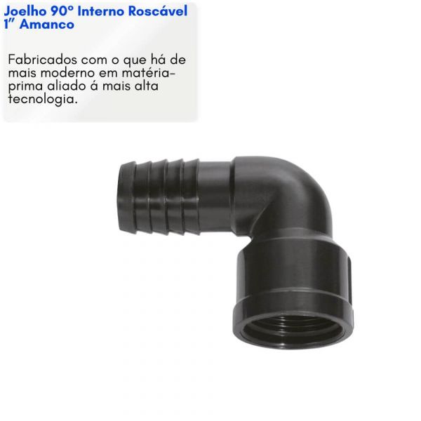 Joelho 90° Interno Roscável 1” Amanco