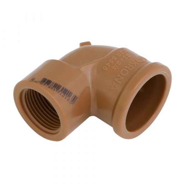 Joelho 90° Soldável e com Rosca 25mm X 3/4 Pol. Krona