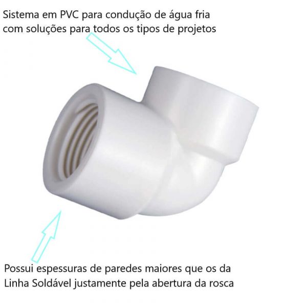 Joelho Roscável 90° 2