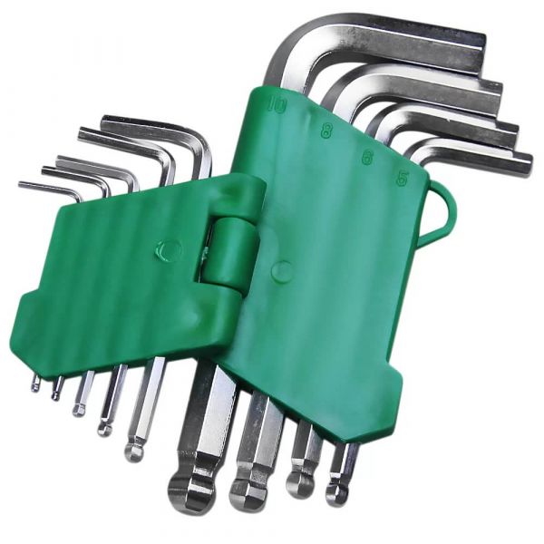 Jogo De 9 Chaves Hexagonais Carbografite