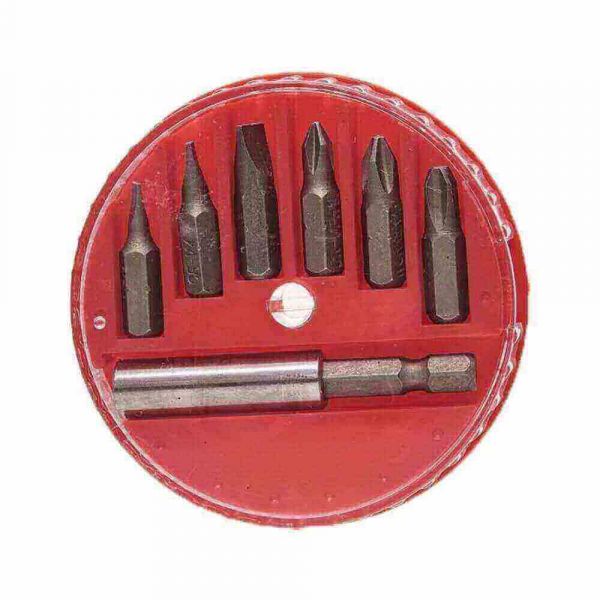 Jogo Bits de Fenda Phillips Pozidriv Com Adaptador Fertak