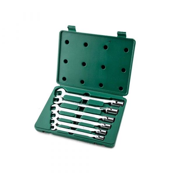 Jogo Chave Combinada com Soquetes Flex, 6 Peças- Sata St09037sj