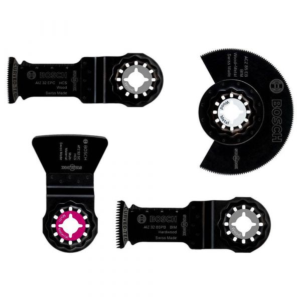 Jogo de Acessórios para Multicortadora Bosch para Instalação de Piso 4 peças
