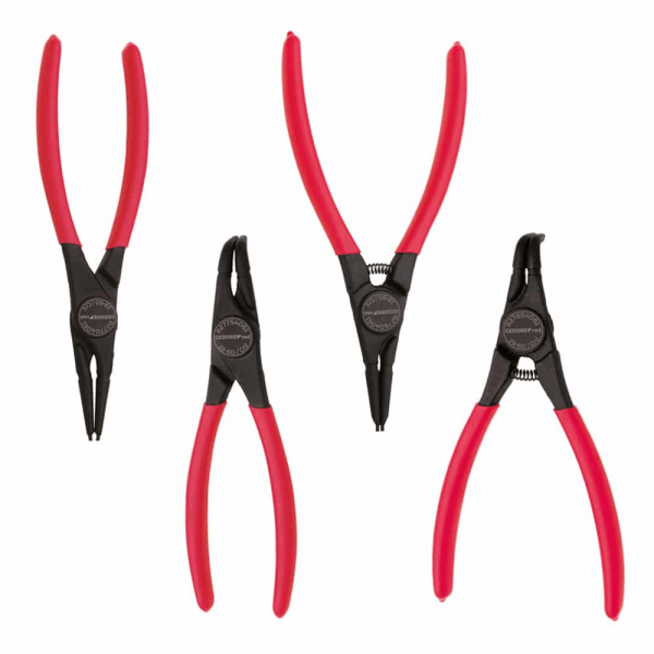 Jogo de Alicate para Anéis 4 Peças Gedore Red