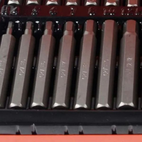 Jogo De Bits Com 40 Peças Metal Box Vip Industrial