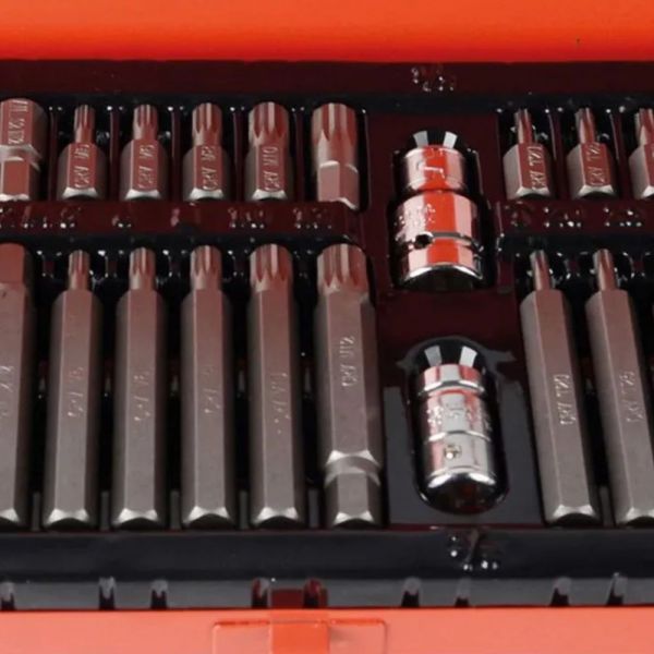 Jogo De Bits Com 40 Peças Metal Box Vip Industrial