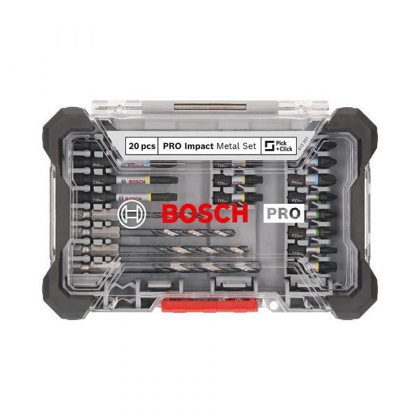 Jogo de Bits Impact Control 20 Peças Bosch