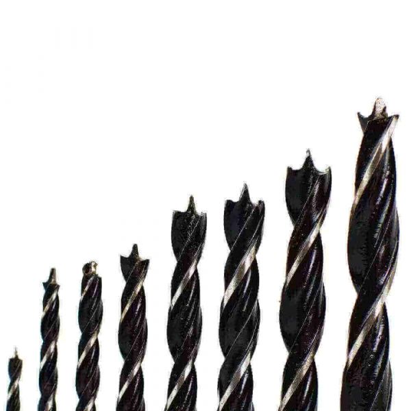 Jogo De Brocas - Madeira 3-10mm 8 Peças Fertak