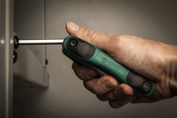 Jogo De chave Allen Tipo Canivete 8 Peças Sata