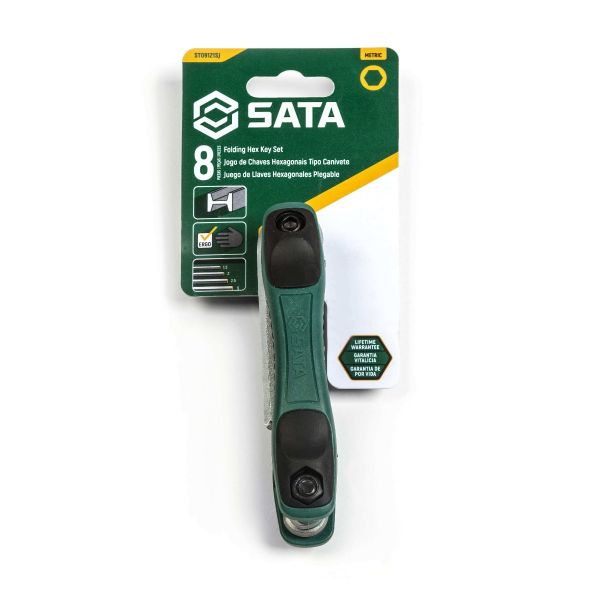 Jogo De chave Allen Tipo Canivete 8 Peças Sata