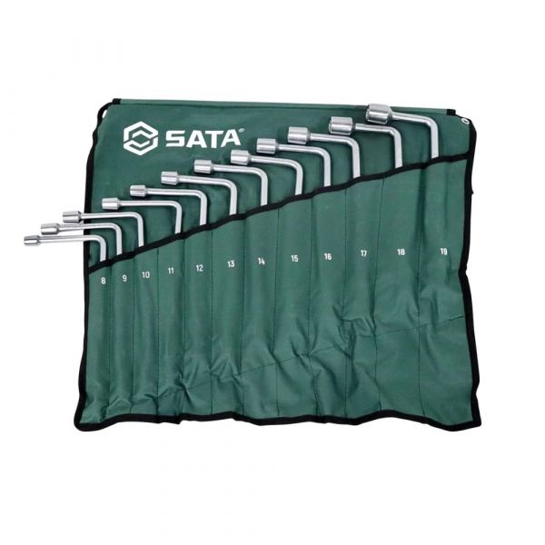 Jogo de Chave Biela de 8mm a 19mm 12 Peças Sata