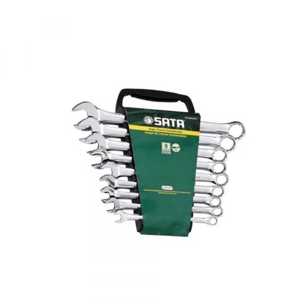 Jogo De Chave Combinada 9 Peças 8 A 19mm Sata