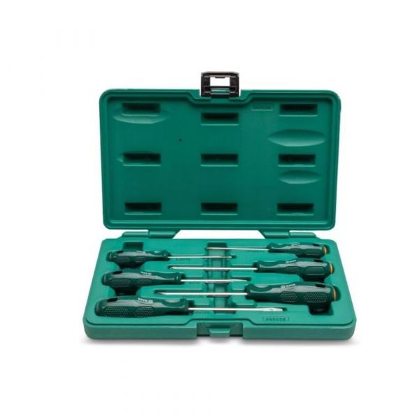 Jogo De Chave De Fenda E Phillips 6 Peças Sata