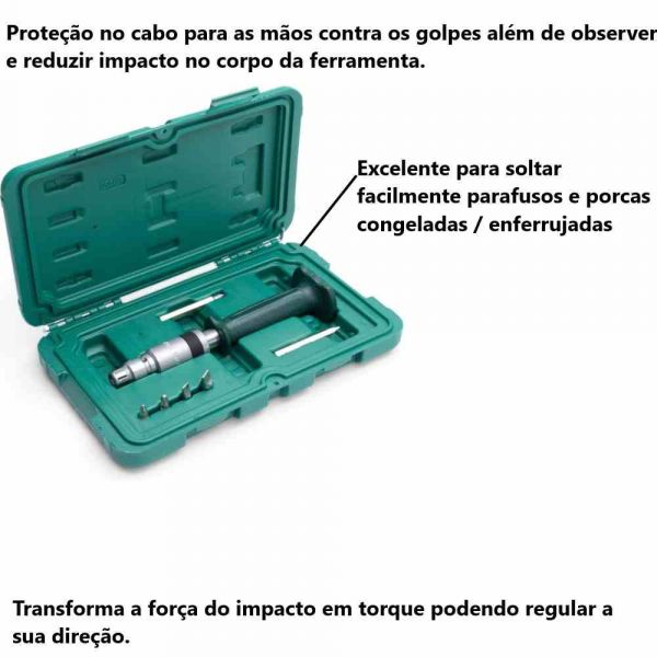 Jogo de Chave Fenda/Philips Impacto Sata