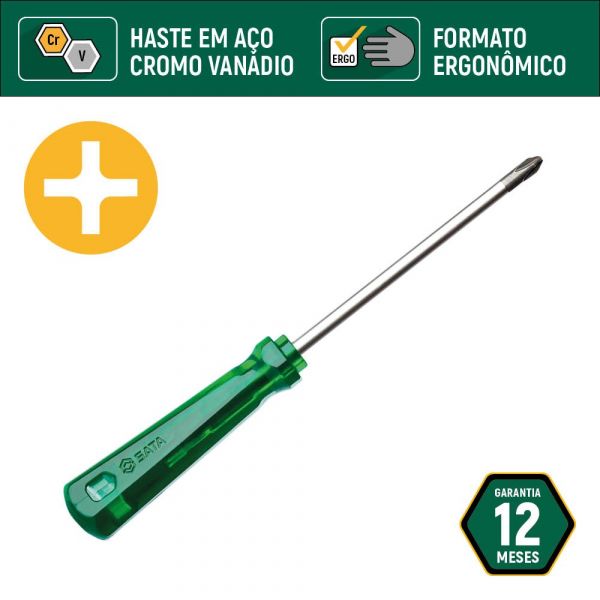 Jogo de Chave Fenda/Philips 4 Peças ST08043L Sata