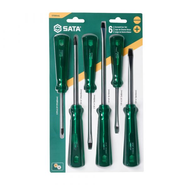 Jogo de Chave Fenda/Philips 6 Peças ST08044L Sata