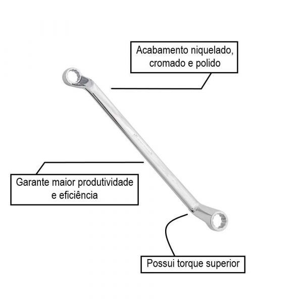 Jogo de Chaves Estrela com 12 Peças 6 a 32mm Belzer
