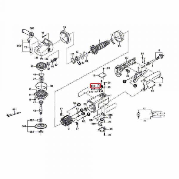 Jogo de Escova de Carvão GWS 12 a 17- Bosch 1607014189
