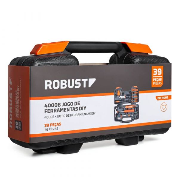 Jogo de Ferramentas 4000B DIY com 39 Peças Robust