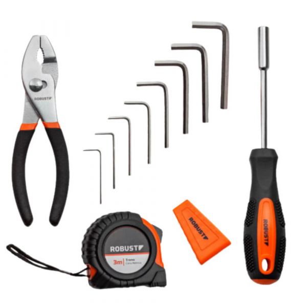 Jogo de Ferramentas 4000B DIY com 39 Peças Robust