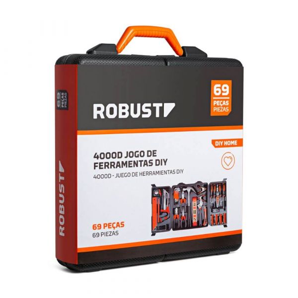 Jogo de Ferramentas Diy 69 peças Robust 