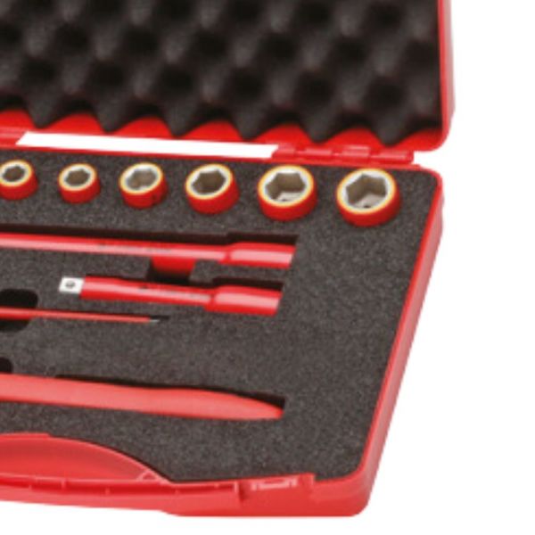 Jogo de Ferramentas Vde Isoladas de 1/2 Pol. com 14 Peças Gedore