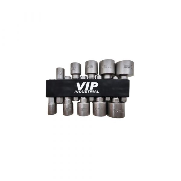 Jogo De Soquete Canhão 10 Peças Vip Industrial 798