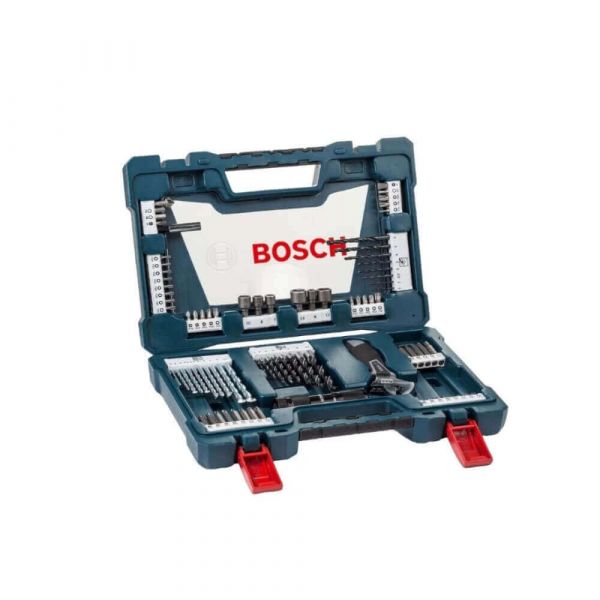 Jogo Kit De Ferramentas Brocas Titânio V-line 83 Peças Bosch