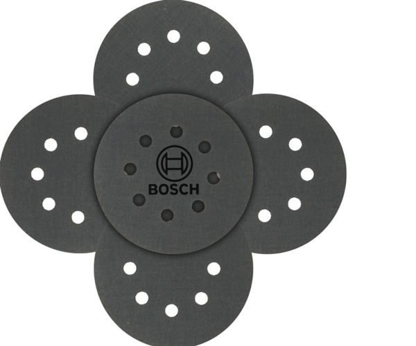Jogo de Disco Lixa 125mm Grão 80 com 5 Unidades Bosch