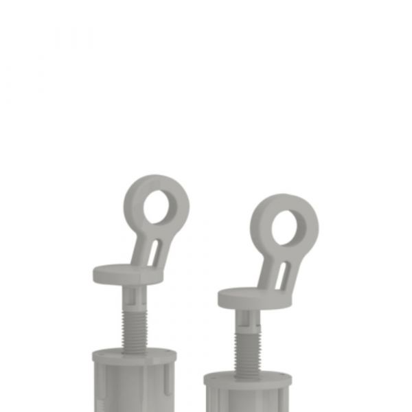 Jogo Parafuso Assento Sanitário Bellart Branco Durin